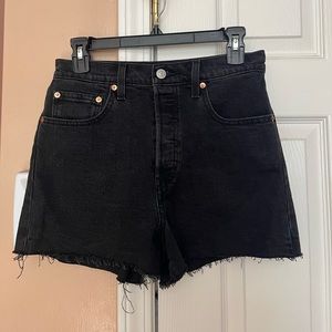 Levi’s Jean ribcage shorts